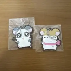 一番くじとっとこハム太郎　マフラーちゃん　パンダくん　ラバーチャーム