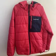 mont-bell リバーシブル赤黒 ダウンコート☆130センチ ☆
