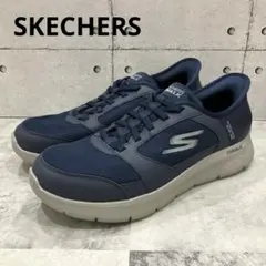 美品 SKECHERS ゴーウォーク フレックス スニーカー ネイビー