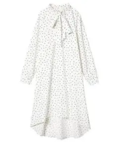 【美品】GRL グレイル ボウタイリボンフリルワンピース M