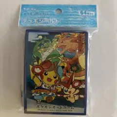 ポケモンカードゲーム　デッキシールド　花笠まつりごっこ　ピカチュウ