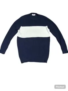 right-on ライトオン　ニット　BACK NUMBER ボーダー