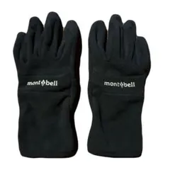 モンベル　ウインドストッパー　サーマルグローブ　　ブラック　Ｍ