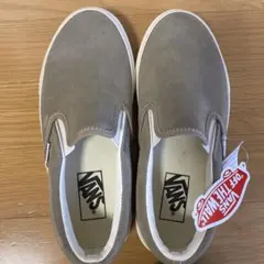 VANS スエード スリッポン グレー