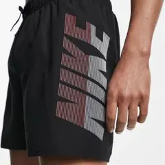 【Mサイズ】 Nike ナイキロゴ スイミング ショートパンツ ブラック
