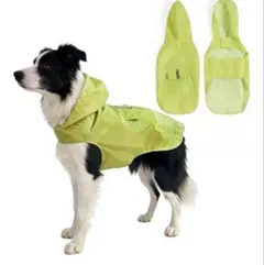 犬用レインコート ペットレインコート カッパ ポンチョ 小型犬 マジックテープ