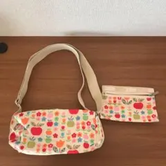 レスポ　フルーツ　ハンドバッグ　ポーチ