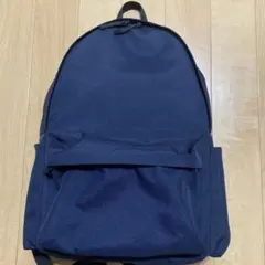 無印良品　　撥水リュックサック　ネイビー