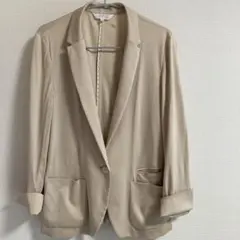 KUMIKYOKU ジャケット 綿100%ベージュ　M～Lくらい　クミキョク