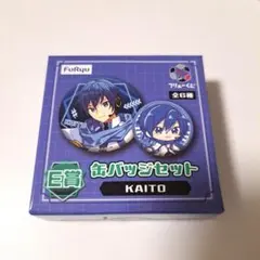 KAITO 缶バッジ ぬーどるストッパーフィギュア フリューくじ