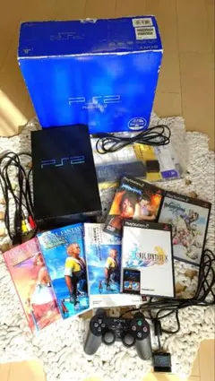 ソフト付★PlayStation 2 本体 SCPH-18000 黒 PS2