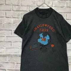 USA製90sヴィンテージTシャツ！シングルステッチ　グレー半袖古着　XL 26