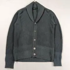 【美品 イタリア製 希少Lサイズ】ZANONE コットンカーディガン くすみ色のサムネイル