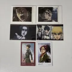 進撃の巨人 ぱしゃこれ クリアカード エレン アルミン リヴァイ ハンジ ミカサ