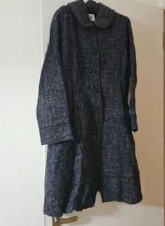 Teresa van de buren ロングコート ダークグレーバイオレットのサムネイル