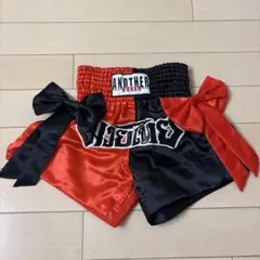 新品ANOTHER BOXER ボクシングショーツ 赤黒　Sサイズ
