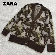 ZARA ザラ　冬服　ニット　セーター　カーディガン　古着のサムネイル
