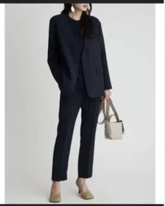 Mila Owen ノーカラージャケット＆パンツセット