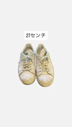 人気‼️adidas originalsスニーカー スタンスミス　白✖️緑27センチ