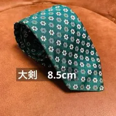 JPRESS グリーン　ネクタイ　花柄　フラワーのサムネイル