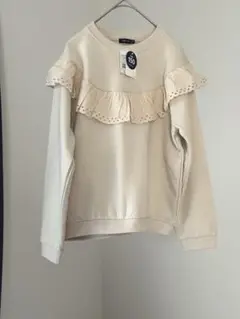 BEAMS mini キッズ　フリル付きトレーナー　150