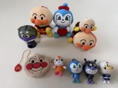 アンパンマン ぬいぐるみセット SEGA 1990年 当時物 まとめ売り レトロ