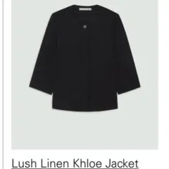 セオリーリュクスLinen Jacket ブラック 38サイズ<Mサイズ>のサムネイル