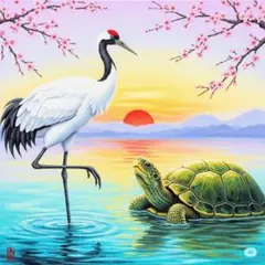 2025年最新】鶴 亀 絵画の人気アイテム - メルカリ