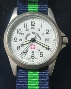 スイス ミリタリー 腕時計 SWISS MILITARY スイス製 稼働 美品のサムネイル
