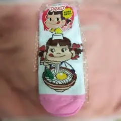 新品　ペコちゃん デザイン ソック　23-25cm 香川限定