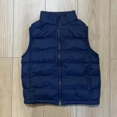 ユニクロ　ダウンベスト　ネイビー　110cm