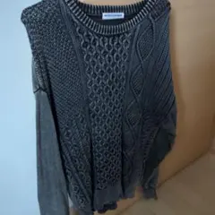 RODEO CROWNS グレー 長袖ニットセーター