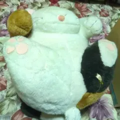 昭和レトロ ぬいぐるみ オオイケ OIKE ネコぬいぐるみ 猫 三毛猫 日本