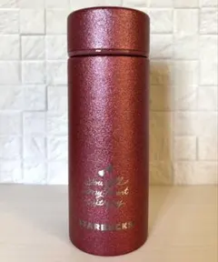 スタバ　バレンタイン2026ステンレスボトルグリッターレッド355ml