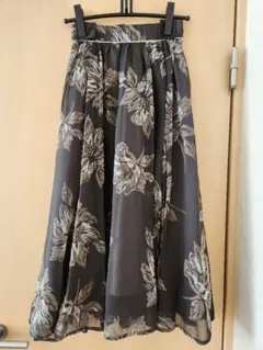 Apuweiser-riche シアーフロッキースカート 0サイズ