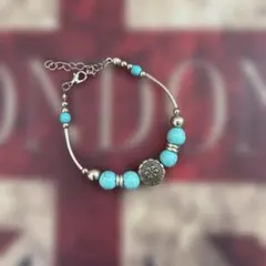 ターコイズビーズのブレスレット