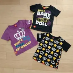 BABY DOLL Tシャツ 3枚セット 100cm