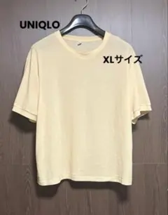 UNIQLO 유니클로 반소매 탑스 미사용 옐로우계 XL