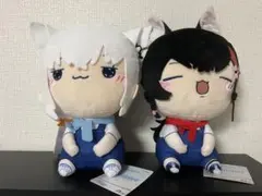 ホロライブ もちぴこBIGぬいぐるみ 大神ミオ 白上フブキ 2体セット