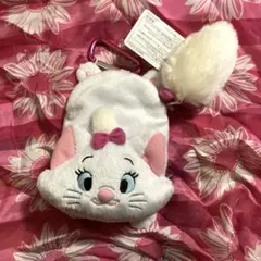 レトロ　ディズニー　マリーちゃん　スマホポーチ