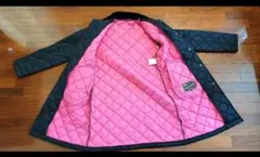 美品Traditional Weatherawearキルティングコート ブラック