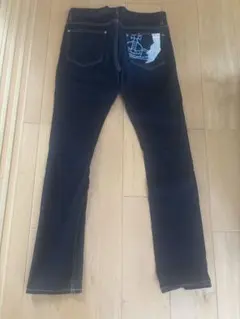 Vivienne Westwood MANオーブ刺繍 スキニーパンツ 46 紺 - メルカリ