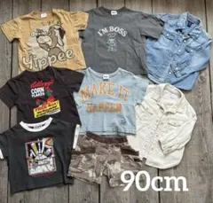 夏服 まとめ売り 8点　男の子 90cm Tシャツ ハーフパンツ
