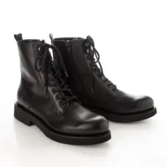 最終値下げ ファビオルスコーニ 黒 レースアップブーツ 36