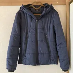 AZUL by moussy ネイビー ダウンジャケット