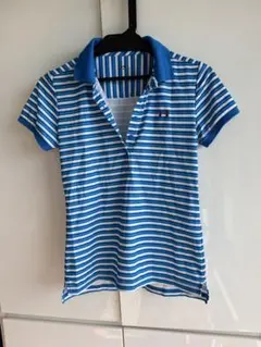 Under Armour MD ポロシャツ 青白ストライプ