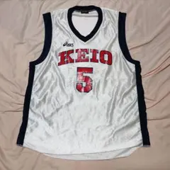 慶應義塾大学 慶応大学 バスケットボール部 タンクトップ ユニフォーム 男 大