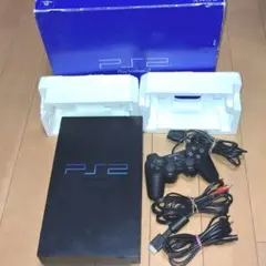 【動作良好】 PS2 SCPH-30000 綺麗本体セット 外箱付き