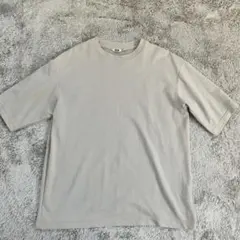 UNIQLO U ユニクロ エアリズムコットンオーバーサイズTシャツ 5分袖