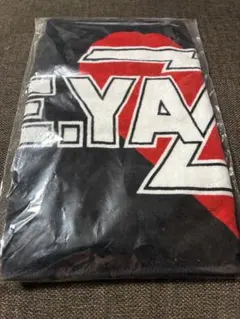 E.YAZAWA フェイスタオル ロゴ ハート ブラックのサムネイル